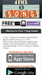 Mobile Screenshot of 4pics1song.info
